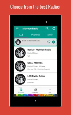 ???? Radio Mormon LDS android App screenshot 1