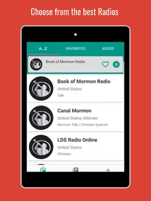 ???? Radio Mormon LDS android App screenshot 5